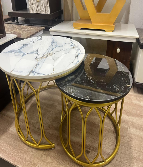 Gold coated tables